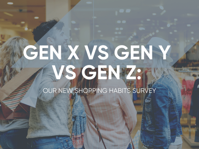 Gen X vs Gen Y vs Gen Z Our New Shopping Habits Survey [Infographic]