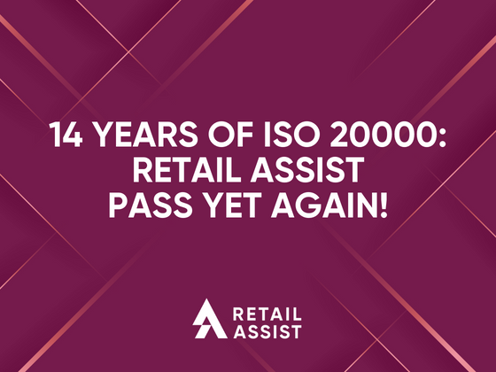 14 Years of ISO 20000: Retail Assist Pass Yet Again!
