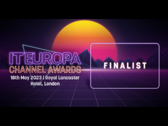 We’re a finalist for ‘Enterprise Solution of the Year’ at IT Europa Channel Awards