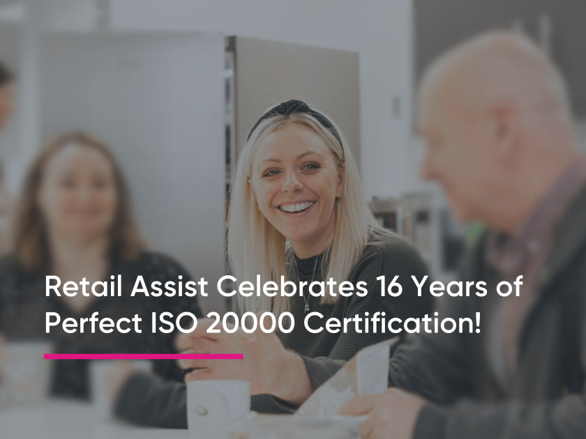 Retail Assist Celebrates ISO 20000 Certification